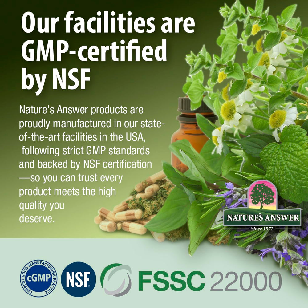 Nature's Answer urinary health concept shows potential daily wellness support.