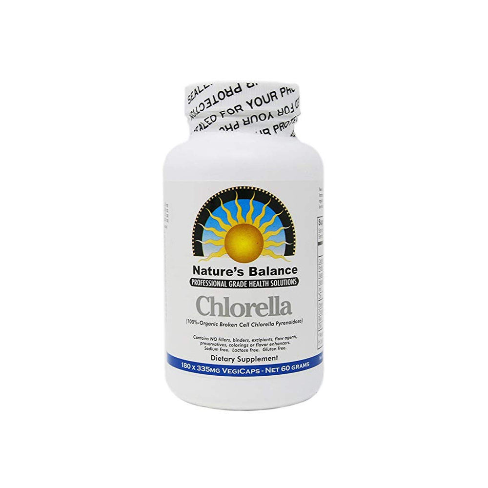 Nature's Balance Chlorella 180 Capsules bottle
