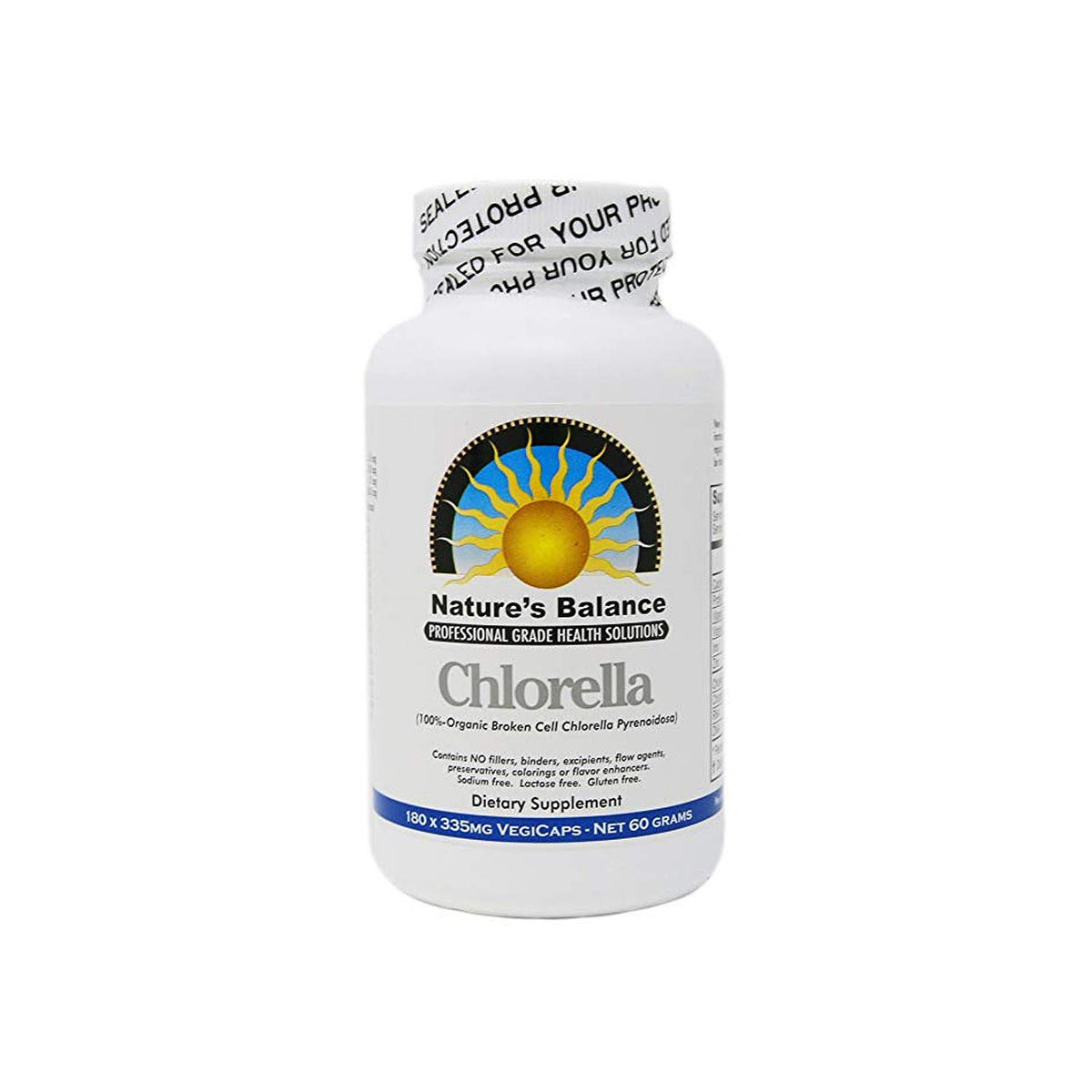 Nature's Balance Chlorella 180 Capsules bottle
