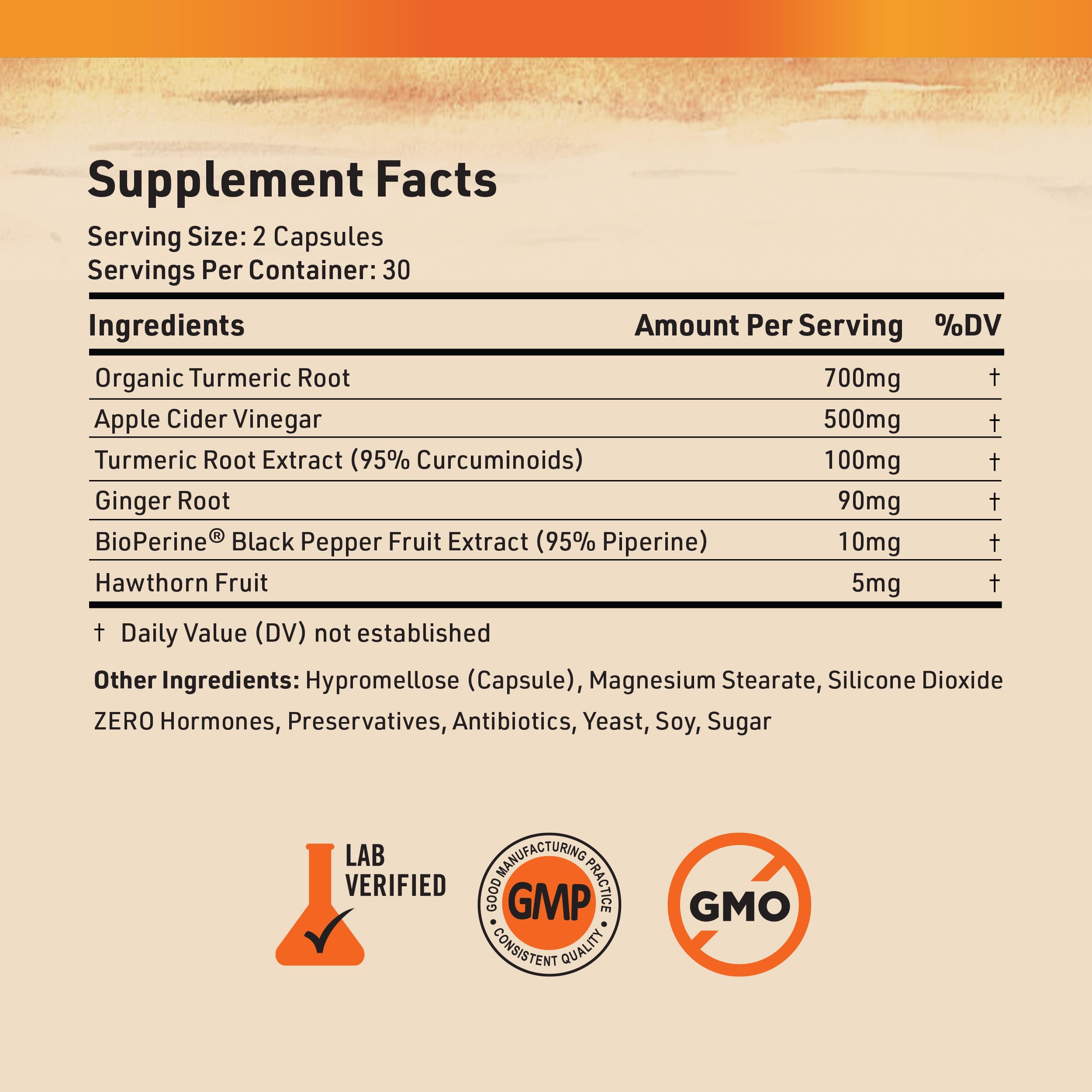 USA-made Nature's Base turmeric and ginger capsules