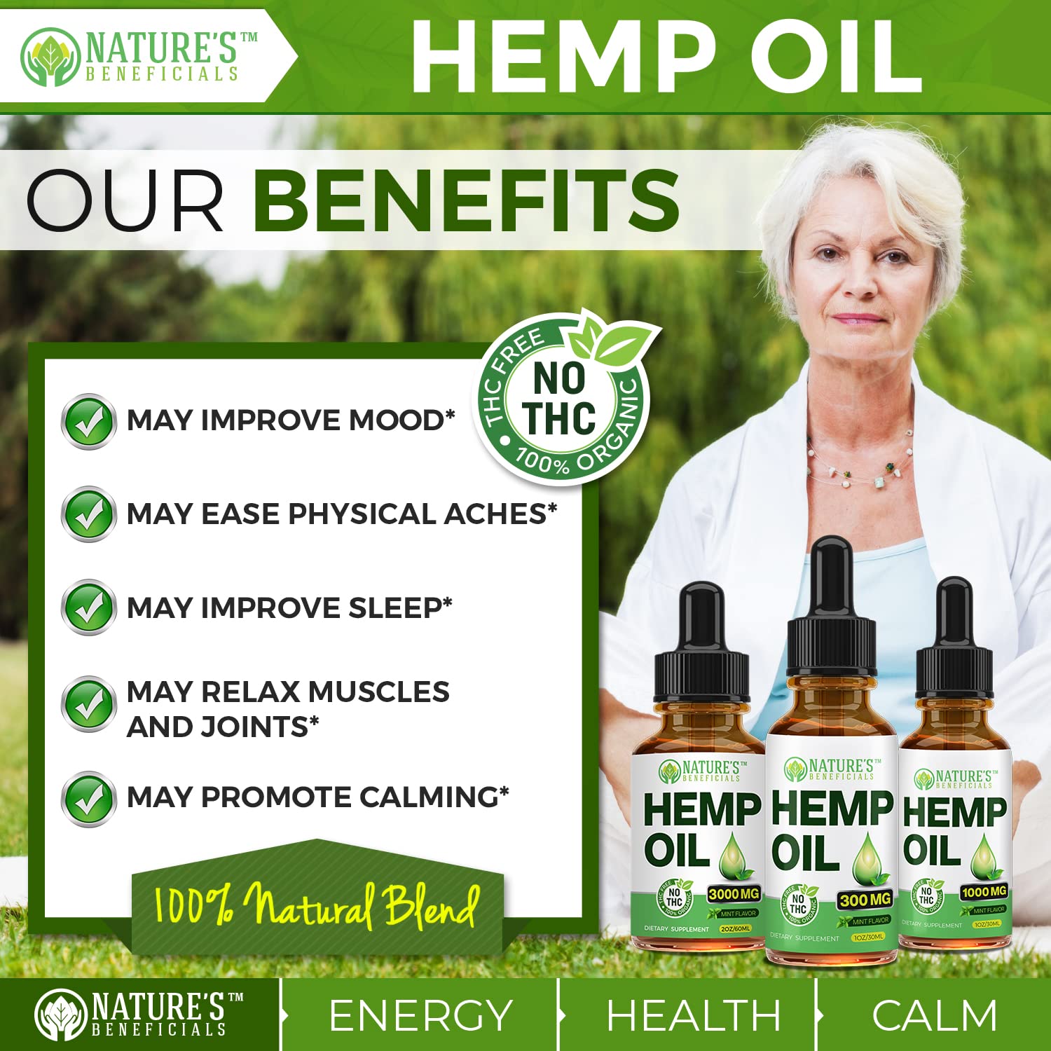 Organic gluten-free kosher vegan GMO-free hemp oil