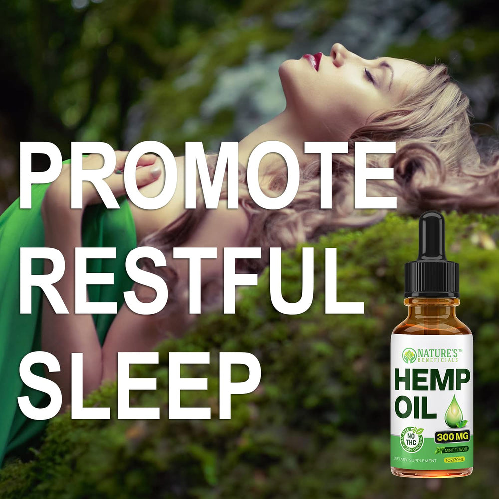 THC-free hemp oil label