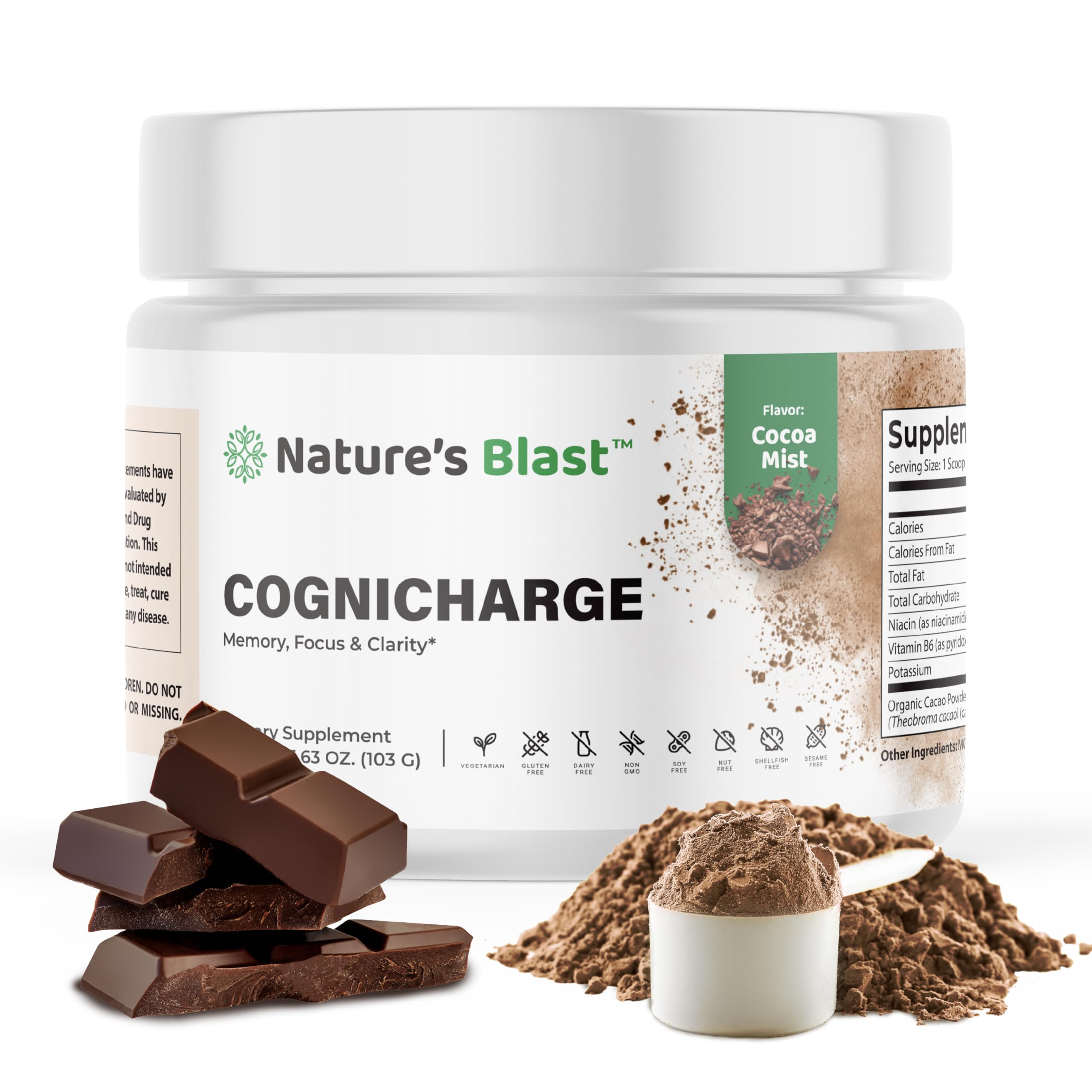 Nature's Blast CogniCharge bottle front view