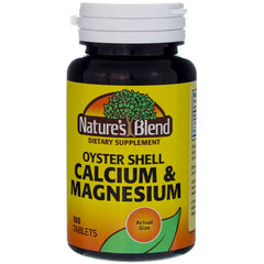 Nature's Blend bottle back with supplement facts