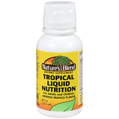 Nature's Blend Tropical Liquid Multivitamin 8 oz bottle