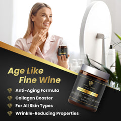 Beef tallow anti-aging cream being applied to skin for hydration