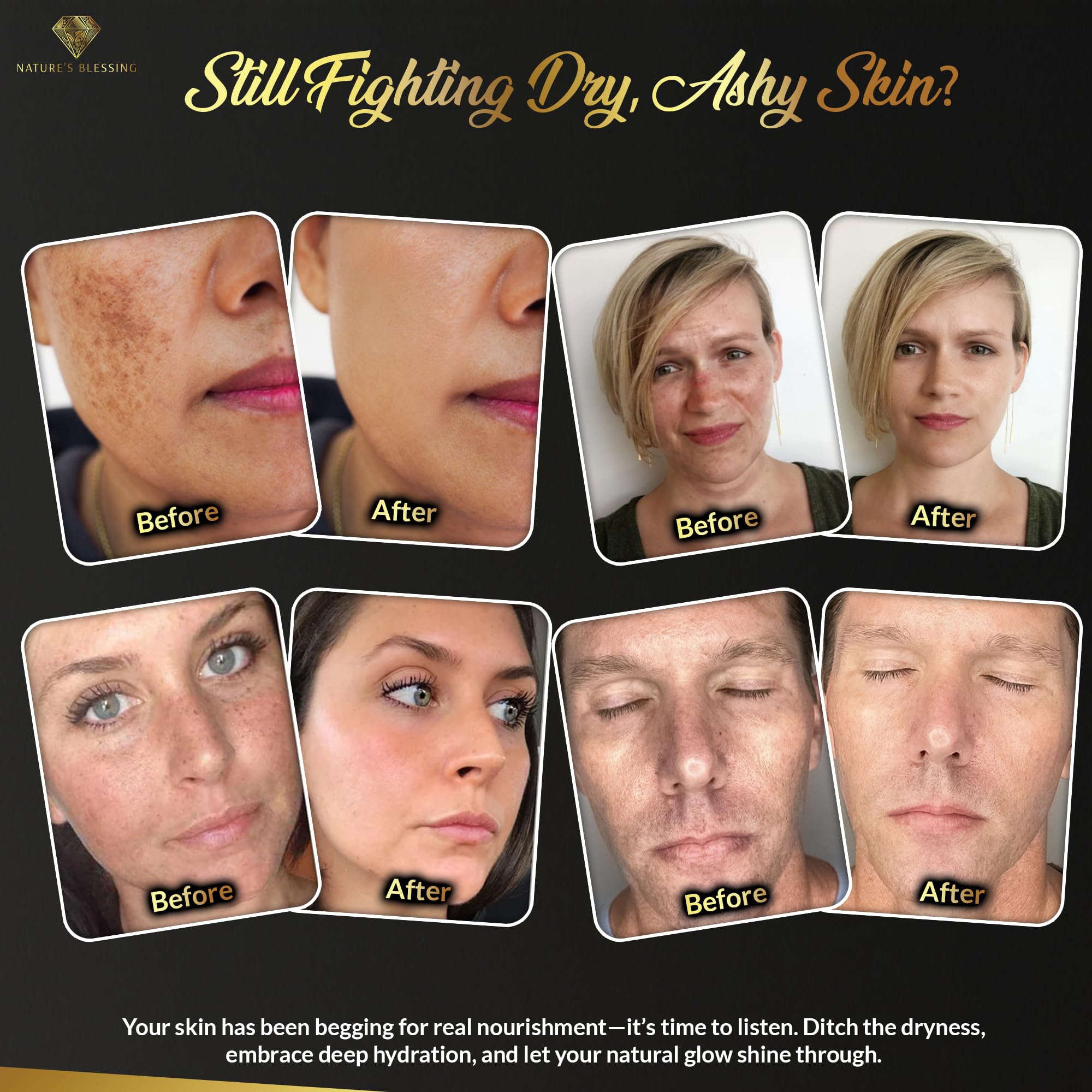 24-hour hydration concept with creamy anti-aging beef tallow cream