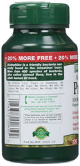 Nature's Bounty Acidophilus Probiotic 360 tablets packaging back with model QK-18241-X3