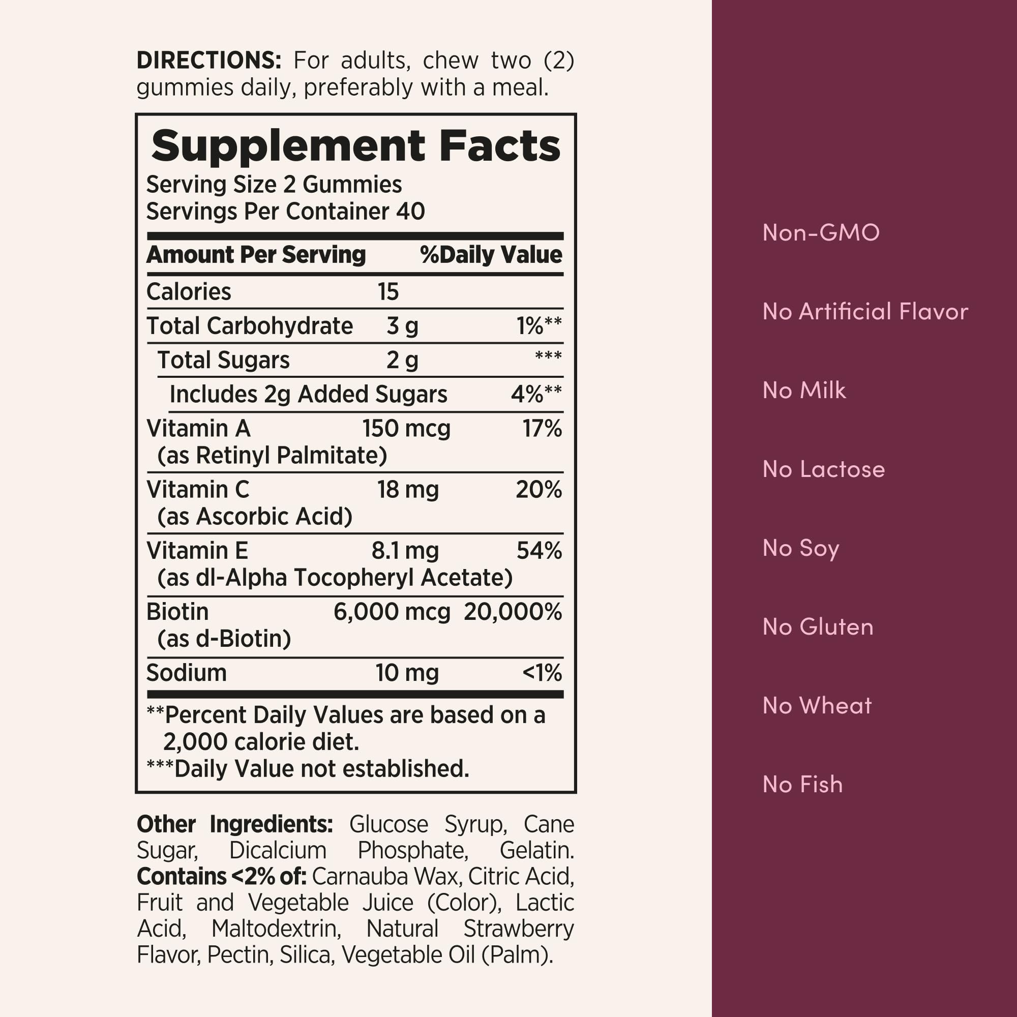 Non-GMO gummy formula badge