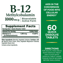 Close-up of cherry flavor B-12 tablets