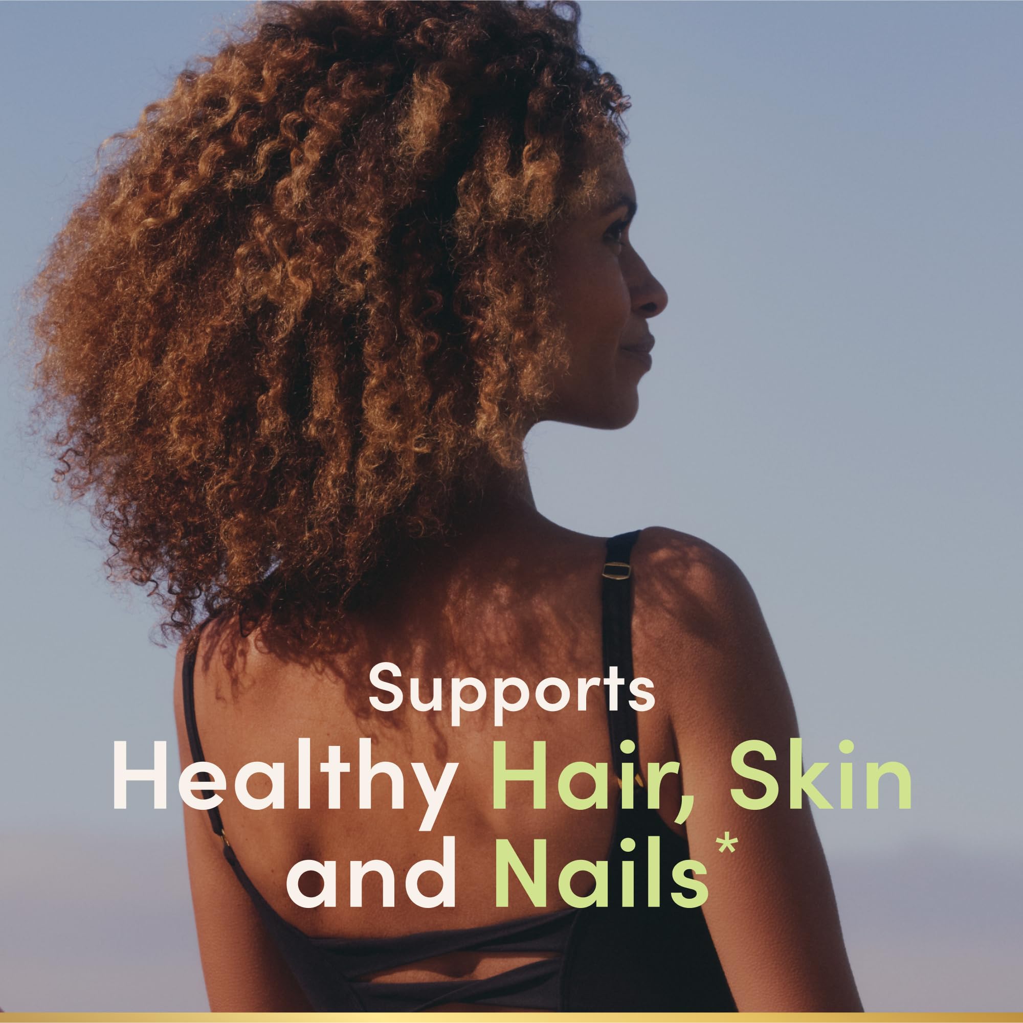 Nature's Bounty Biotin rapid-release softgels ready for convenient daily hair and nail support.