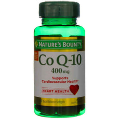 Front view of Nature's Bounty Cardio Q10 softgels bottle