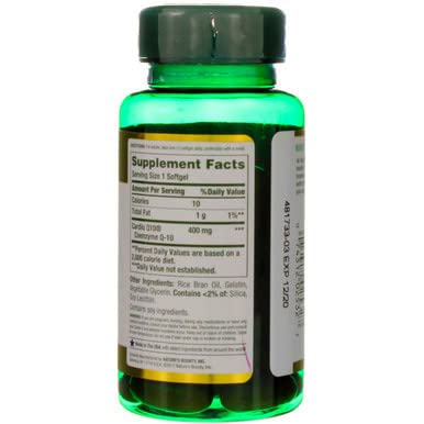 Nature's Bounty logo on the Cardio Q10 bottle