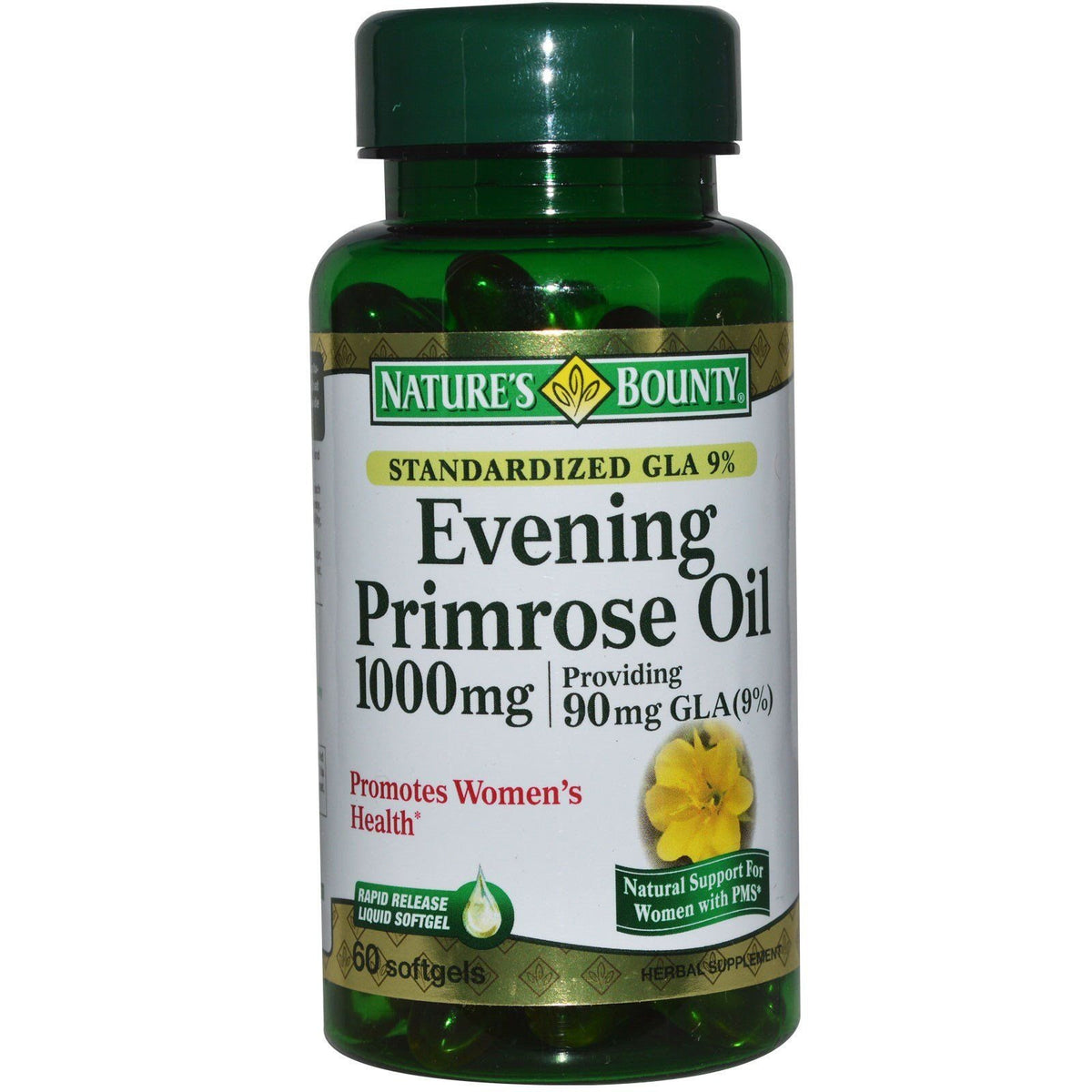 Nature's Bounty Evening Primrose Oil 1000 mg softgels Pack of 2
