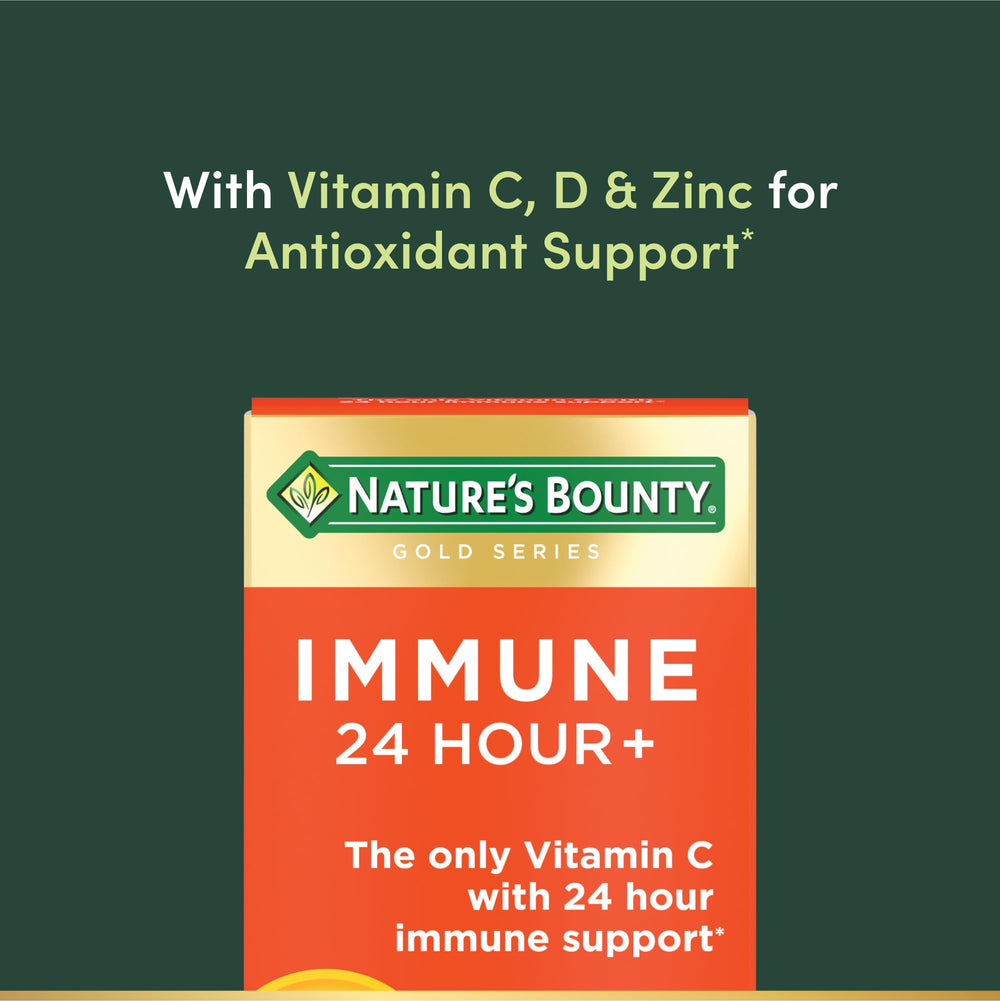 Nature's Bounty Immune 24 Hour+ Ester-C image—24-hour immune support.