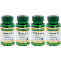 Nature's Bounty Melatonin 5 mg softgels bottle – 90-count, pack of four