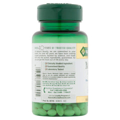 Close-up of Nature's Bounty Melatonin 5 mg softgels packaging and bottle