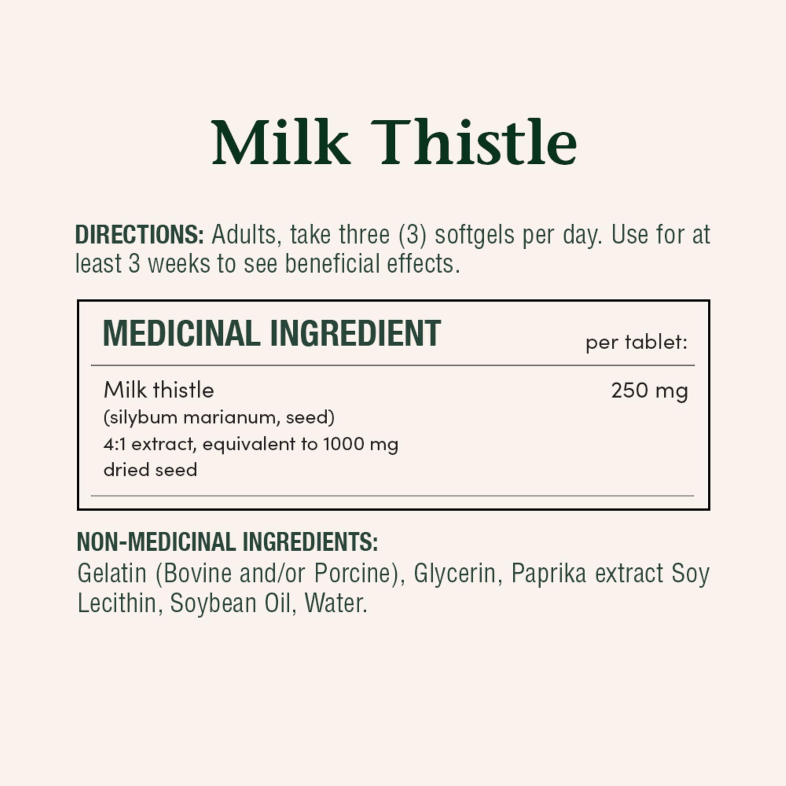 Milk Thistle 200 Softgels pack shot