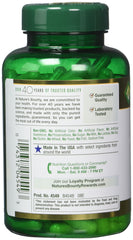 Front label view of Nature's Bounty Milk Thistle bottle