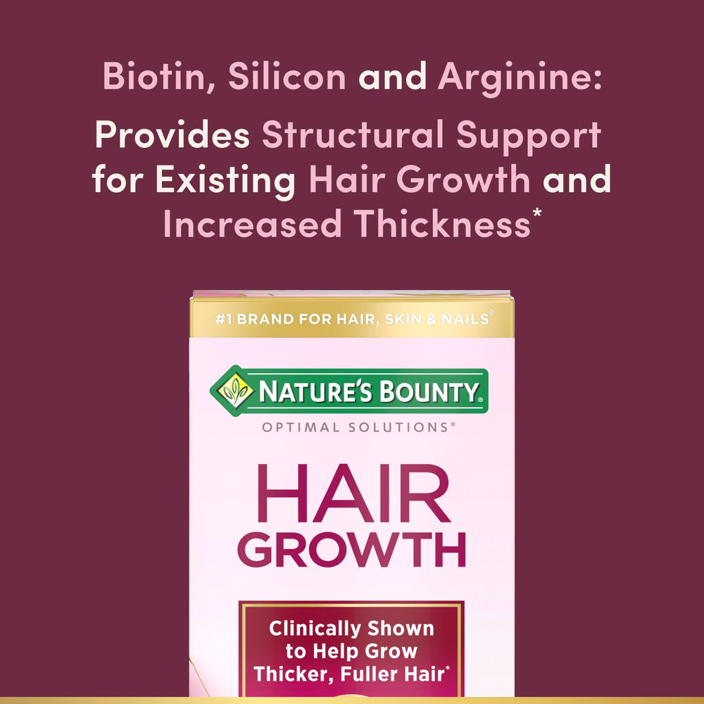 Biotin, Silicon and Arginine ingredients highlighted on label