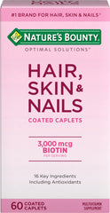Front view of Nature's Bounty Optimal Solutions Hair, Skin & Nails formula