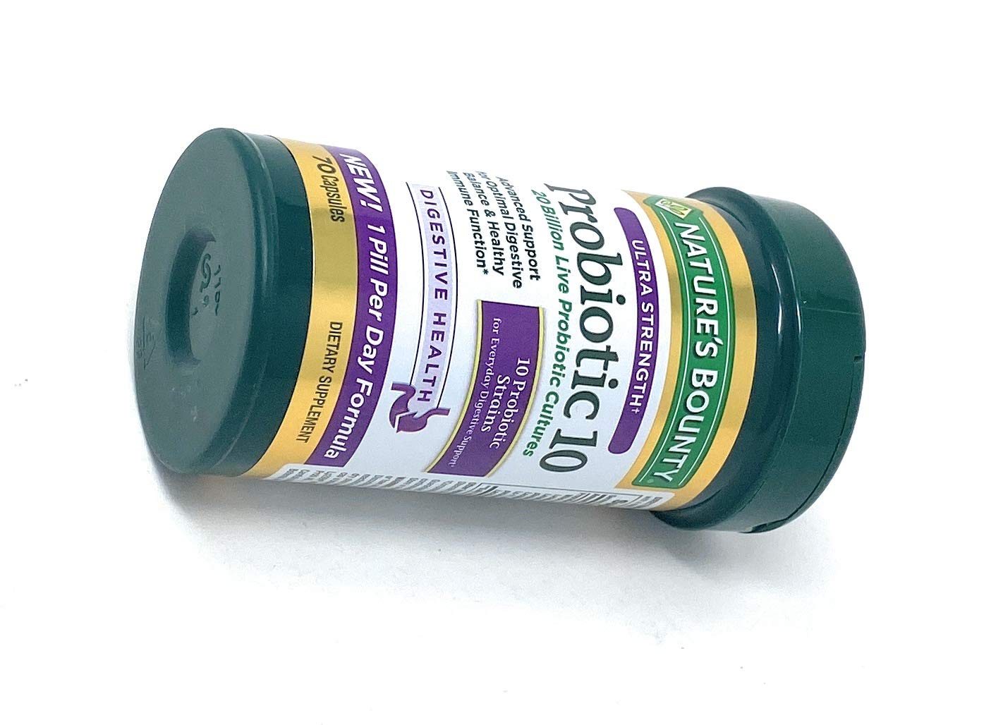 Illustration of 10 probiotic strains concept