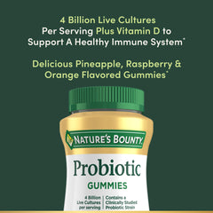 Bottle highlighting Vitamin D for immune support