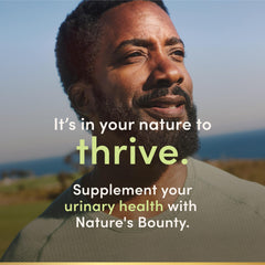 Graphic illustrating prostate and urinary health benefits