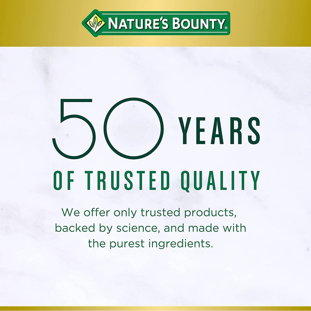 Morning routine with Nature's Bounty Probiotic 10 capsules for daily use.