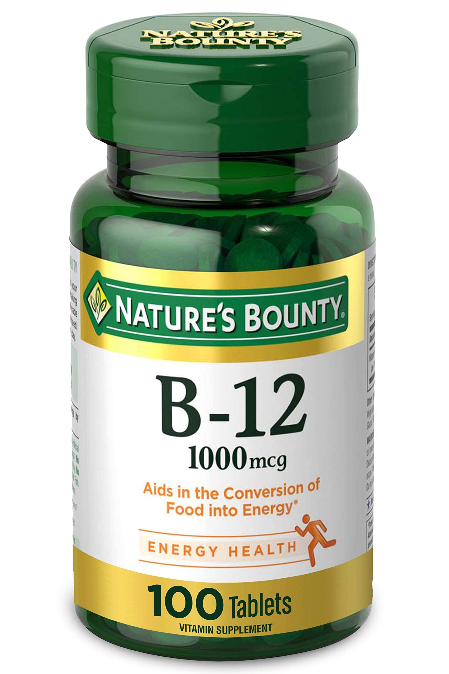 Nature's Bounty Vitamin B12 1000 mcg bottle - 100 count