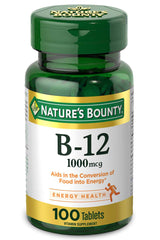 Nature's Bounty Vitamin B12 1000 mcg bottle - 100 count