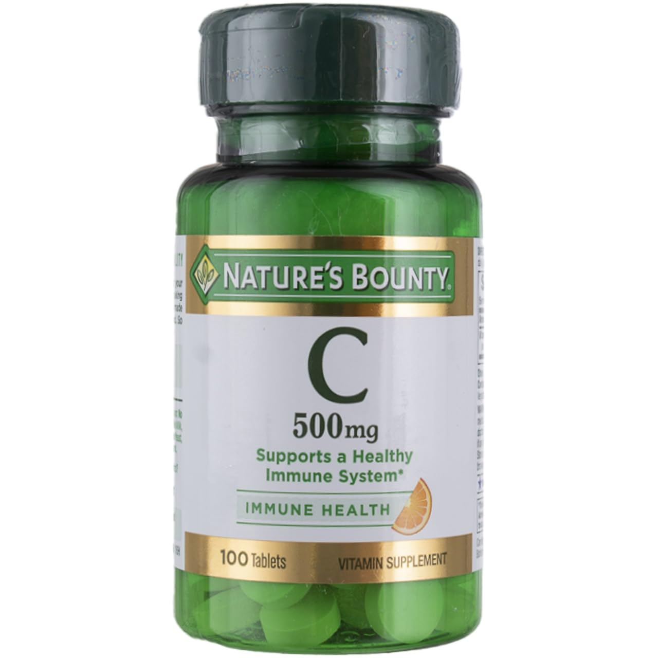 Nature's Bounty Vitamin C 500mg bottle front view