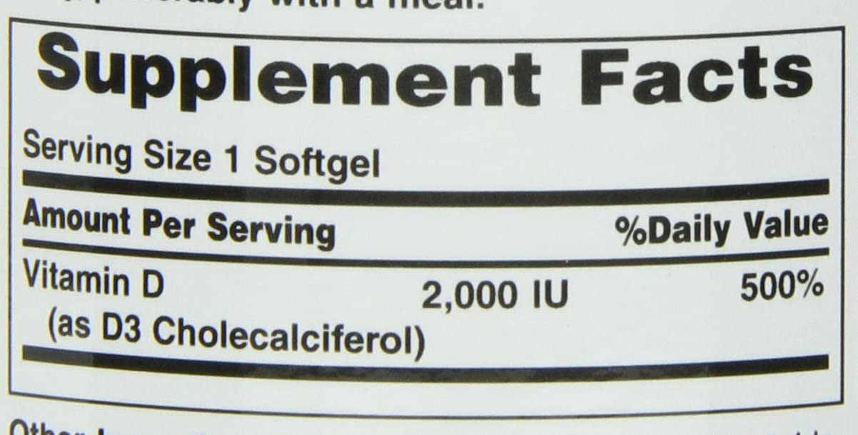 Bottle illuminated by sunlight to emphasize Vitamin D