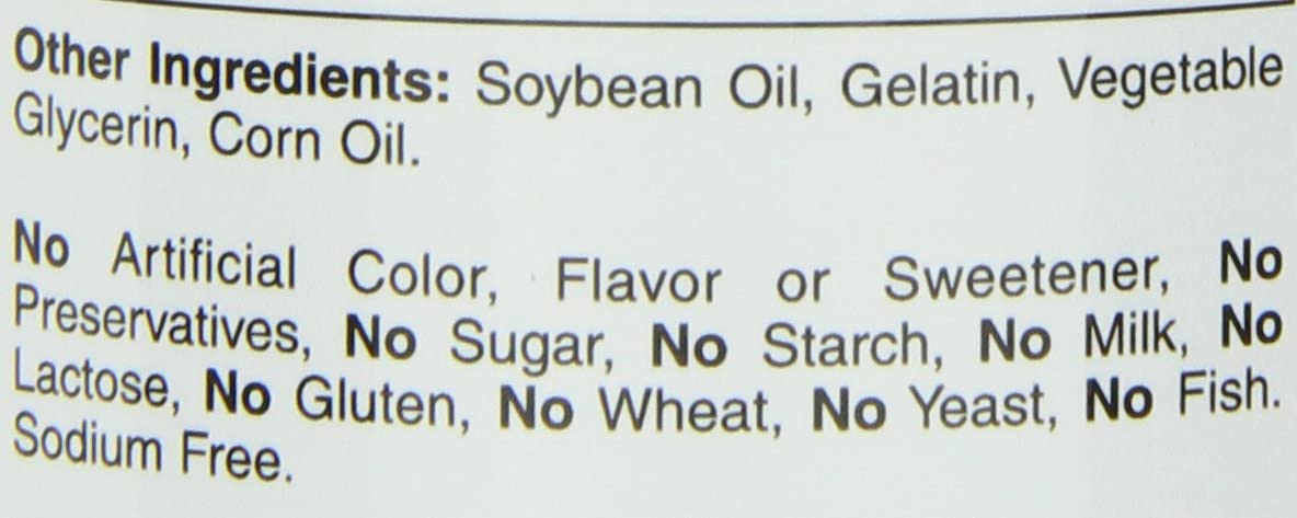 Nature's Bounty Vitamin D 2000 IU softgels packaging