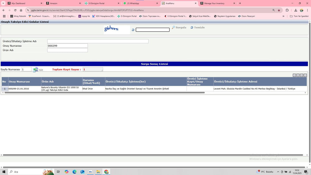Label close-up shows gluten-free and non-GMO badges on Nature's Bounty D3 soft gels