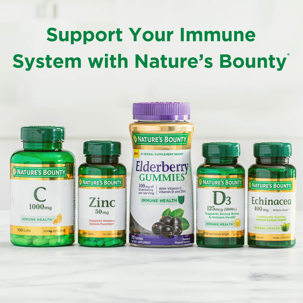 Sealed Nature's Bounty Vitamin D3 bottle with label