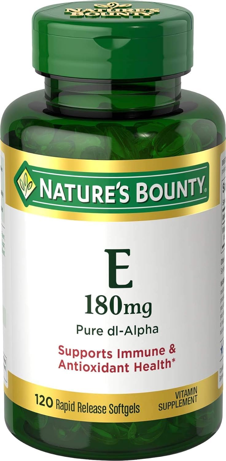 Nature's Bounty Vitamin E 400 IU Softgels 120 Count Pack of 2