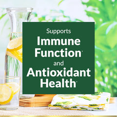 Nutrition facts panel for Nature's Bounty Zinc 50 mg caplets unflavored