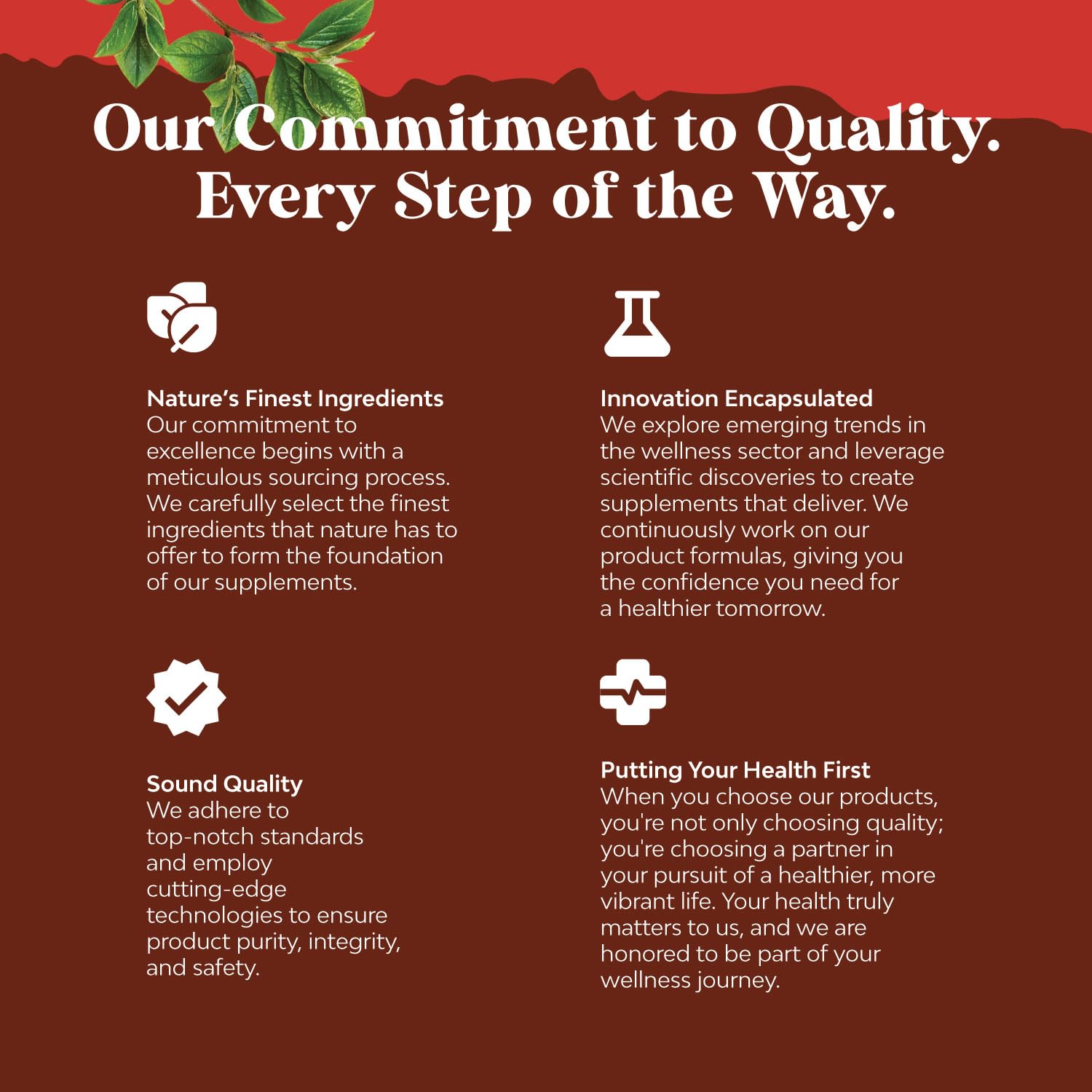 Natures Craft ACV capsules with a glass of water emphasizing easy-to-swallow formula.