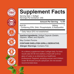 Astaxanthin capsules and krill oil softgels