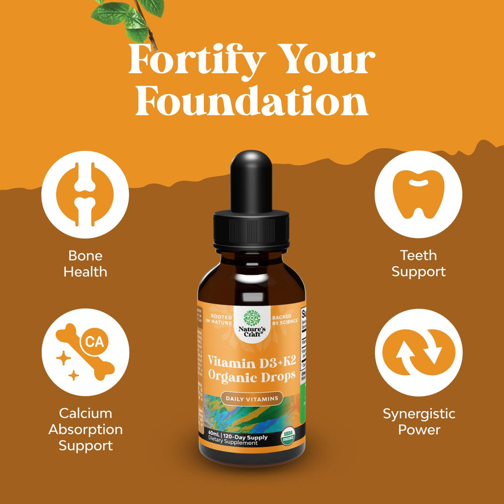 Dropper dispensing D3 K2 liquid