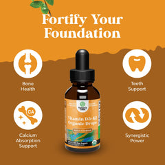 Dropper dispensing D3 K2 liquid