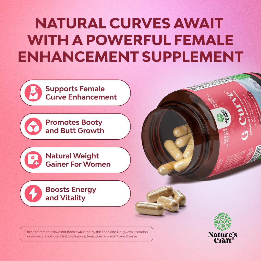 Close-up of G Curve Horny Goat Weed capsules