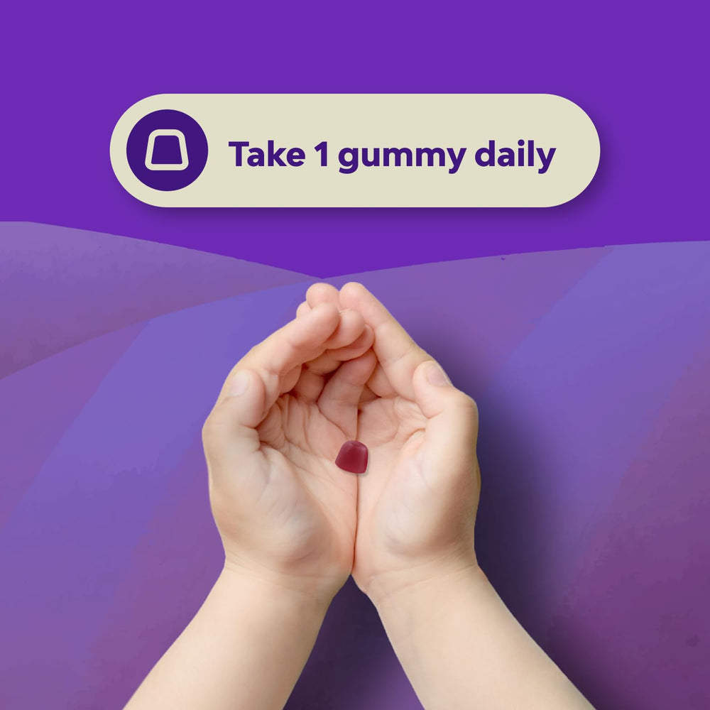 Natures Craft kids melatonin gummies fruit-flavored visuals