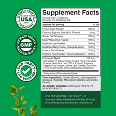 Natures Craft probiotic capsules support gut health and regularity.