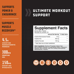 Front packaging of Nature's Craft Tri-Phase Creatine Tablets