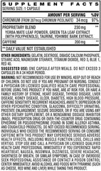 NATURES GENIOUS NVE Stacker3 XPLC 80 capsules bottle - label detail
