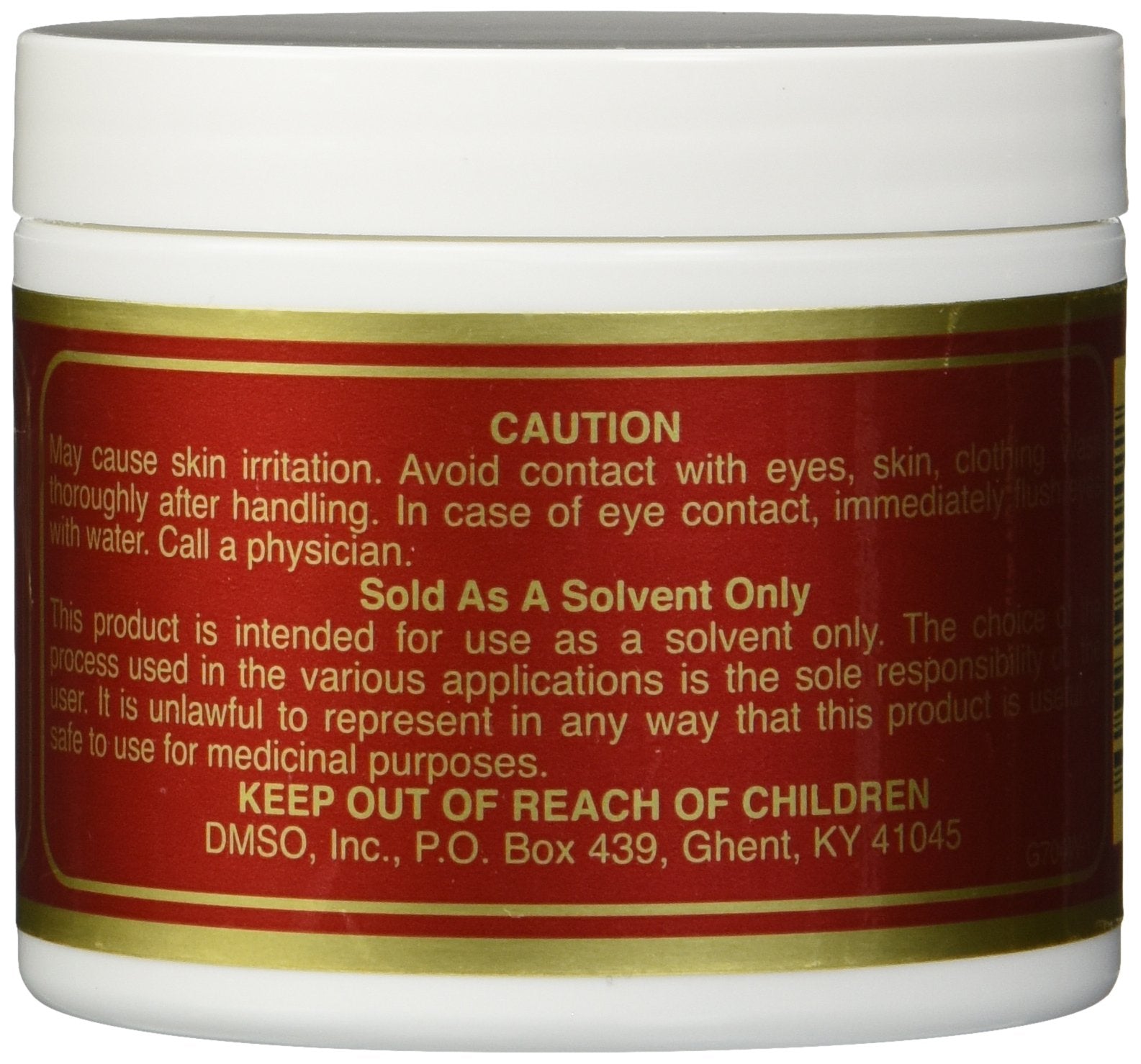 Nature's Gift DMSO gel with aloe vera container shows soothing relief potential and topical use