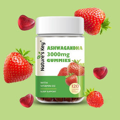 Strawberry-flavored Ashwagandha gummies