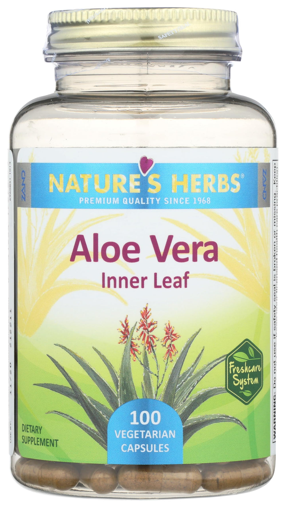 Nature's Life Aloe Vera Inner Leaf capsule for skin health
